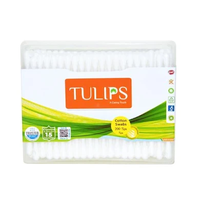 Tulips Cotton Buds - 100 pcs