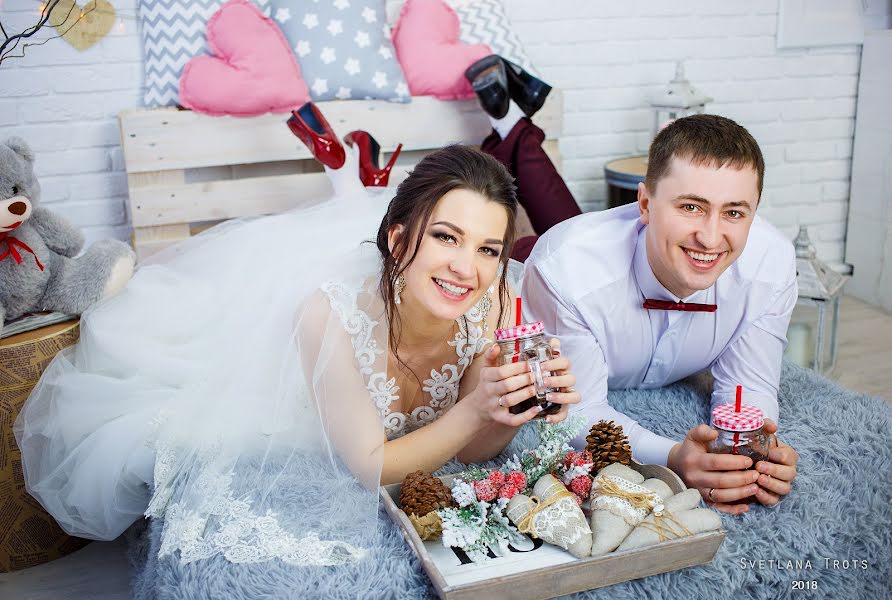 Fotografo di matrimoni Svetlana Troc (svetlanatrots). Foto del 9 febbraio 2018