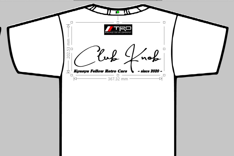 カローラレビンのNSR50・オリジナルTシャツ・カッティングステッカーに関するカスタム事例の投稿画像2枚目