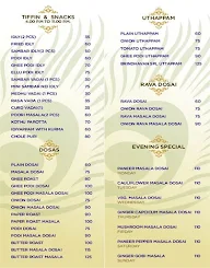 Brindhavan menu 2