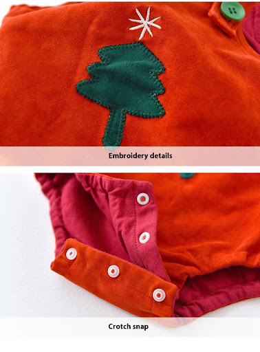 Title 8, New Christmas Eve Cute Suspenders Romper Onesie...