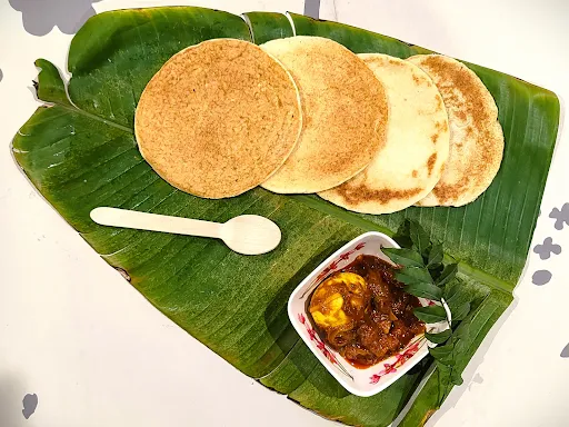 4 Set Dosa And Egg Roast [2 Eggs]