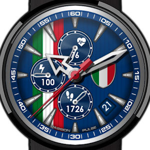 Download ITALY Passion Pulse | Fitness watch face For PC Windows and Mac