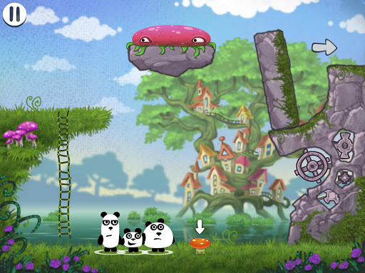 3 Pandas in Fantasy  Adventure Puzzle Game