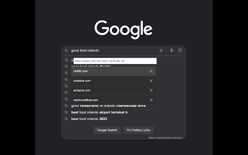 Site Search Appender