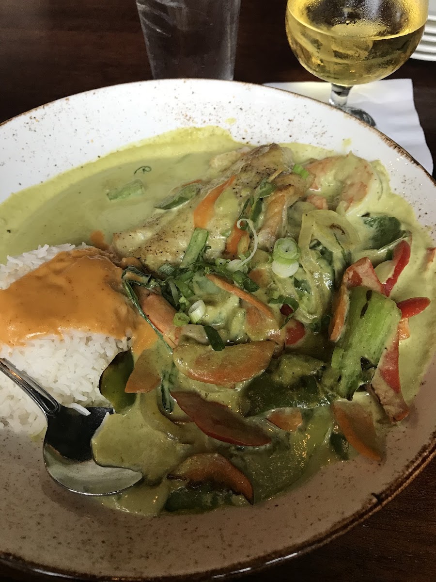 Green curry, gluten free