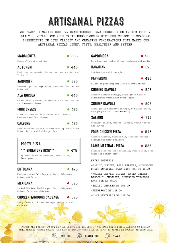 Roadhouse Cafe menu 