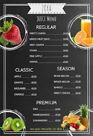 Zoya Fresh Juice menu 2