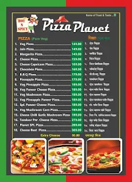 Pizza Planet menu 2