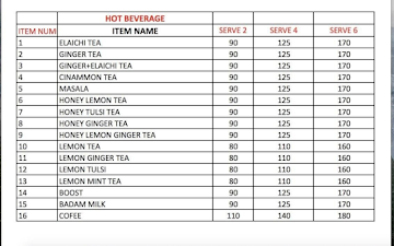 Chaska Bun menu 