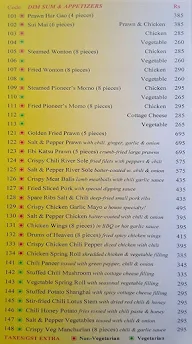 Pioneer's Flavours of China menu 4