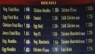 Asha Cafe menu 1