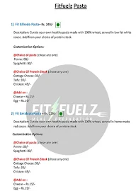 Fit Fuelz menu 7