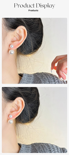 Title 8, Pearl Dual-wear Special-interest Design 925 Sil...