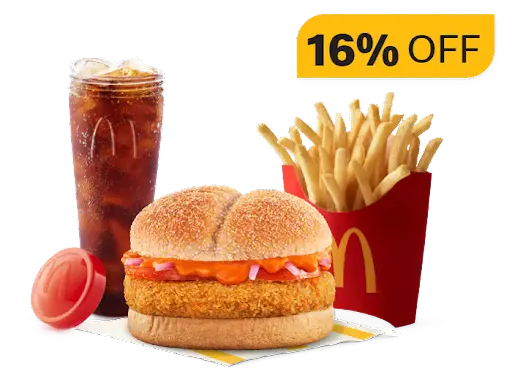 McSaver McAloo Tikki Meal