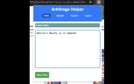 Arbitrage Helper