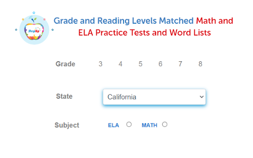 StepUp Daily Math and English Practice