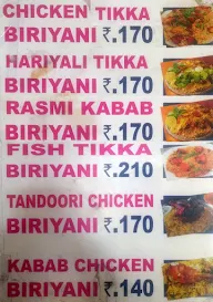 Hyderabad Biryani menu 5