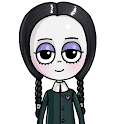 How to draw Wednesday Addams