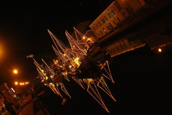 Presepio sulle barche a Cesenatico di lavera