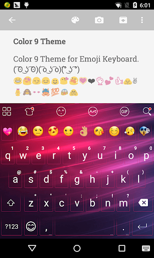 Color Clouds Emoji keyboard