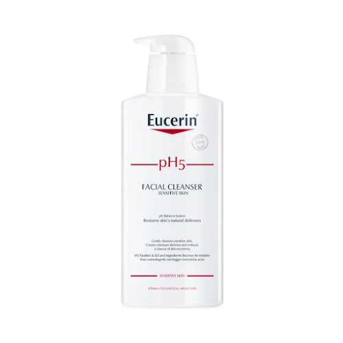 Sữa Rửa Mặt Eucerin Dịu Nhẹ Cho Da Nhạy Cảm 400ml pH5 Facial Cleanser Sensitive Skin