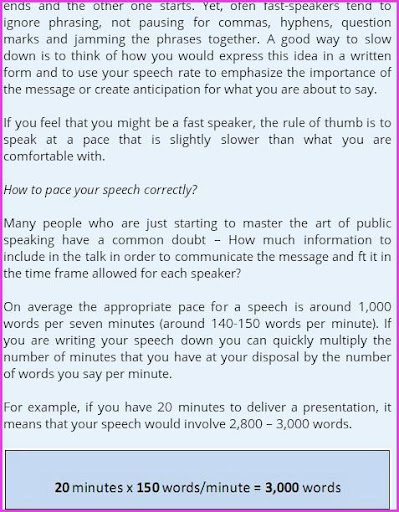 Learn Public Speaking