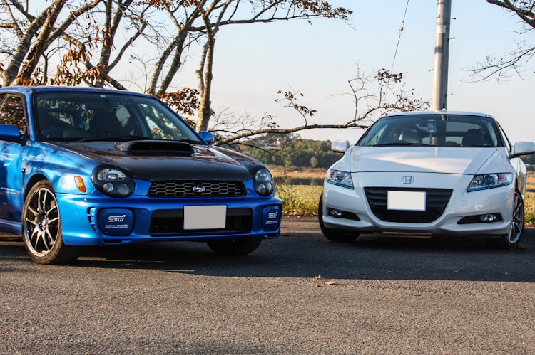 CR-Zの紅葉と愛車・インプレッサ・CR-Z・オフ会・写真とってもらいましたに関するカスタム事例の投稿画像2枚目