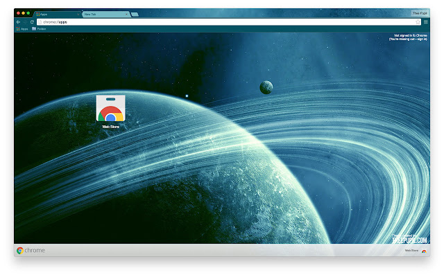 Space Planet chrome extension