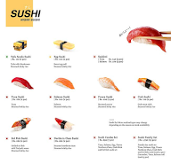 Daily Sushi menu 1