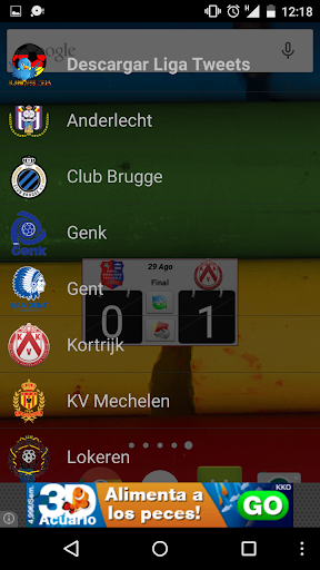 Widget Jupiler League 2015 16