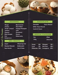 Gatox Natural Ice Cream menu 7