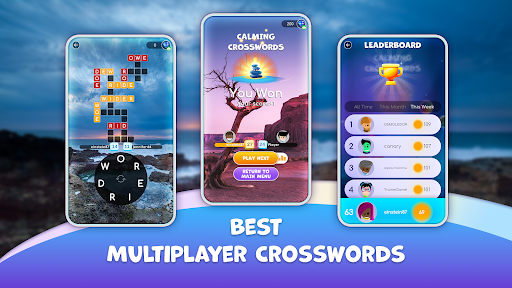 Screenshot Calming Crosswords Word Puzzle