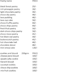 Home Made Bakery menu 1