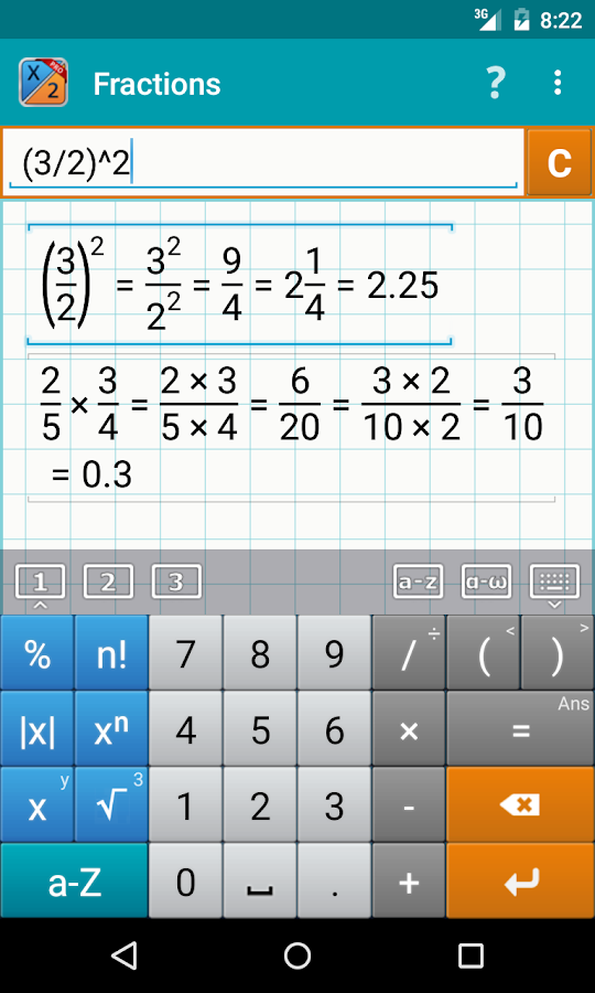    Fraction Calculator MathlabPRO- screenshot  