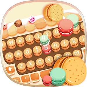 Biscuit macaron keyboard  Icon