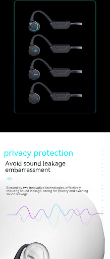 Title 7, Bone Conduction Bluetooth Headset, IPX8 Waterpr...