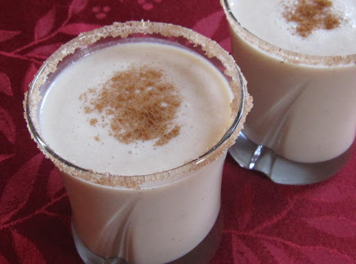A wonderful holiday drink for those who really do not like egg nog.  This is a smooth coconut drink that is just as festive!