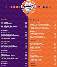 Junkey Delights menu 1