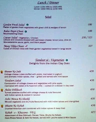 Rangmahal - KK Royal Hotel menu 1