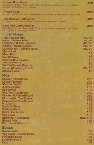 Relations Family Restaurant menu 3