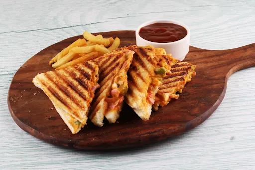 Cheese Veg Grilled Sandwich