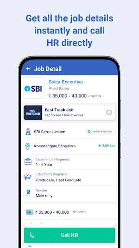 Screenshot Qjobs - Job Search App India