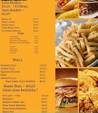 Shreeji Fast Food menu 1