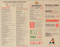 Owl is Well: Gourmet Pizzas & Burgers menu 3