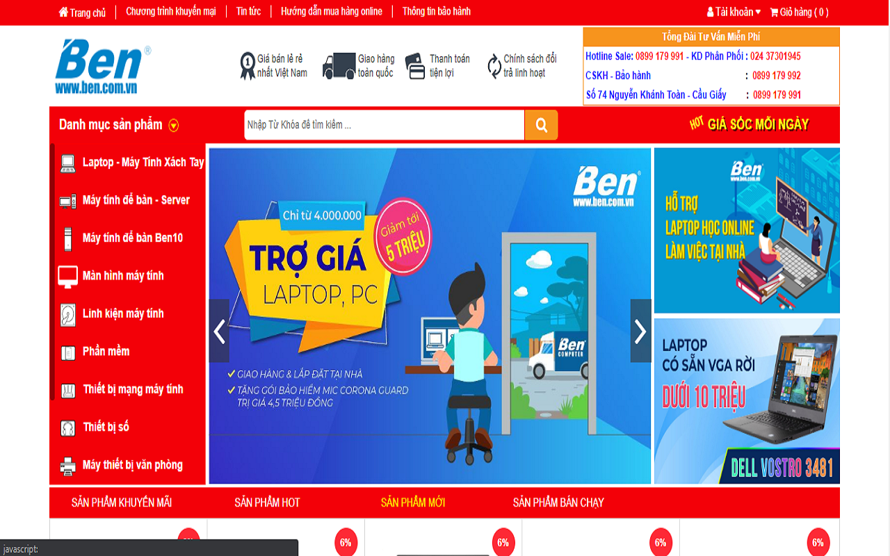 Ben Computer - Cửa hàng máy tính Uy tín Preview image 0