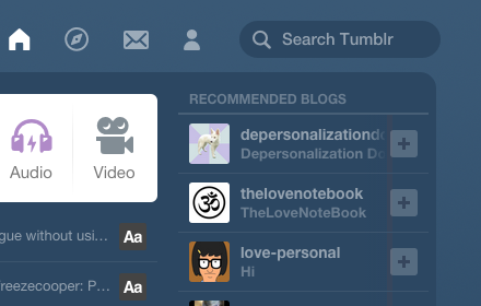 Old Tumblr Dashboard Preview image 0