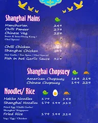 Shanghai The Chinese Kitchen menu 1