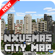 New NXUSMAS City Map for Minecraft PE  Icon