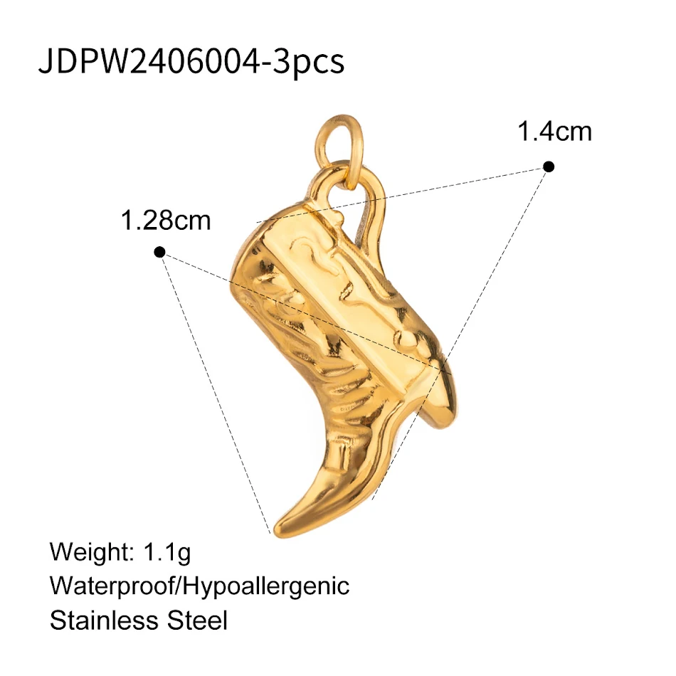 Accesorios Adorables para Adornos DIY en Acero Inoxidable Dorado 18K Crea Joyas Únicas y Personalizadas para Decorar tu Hogar
